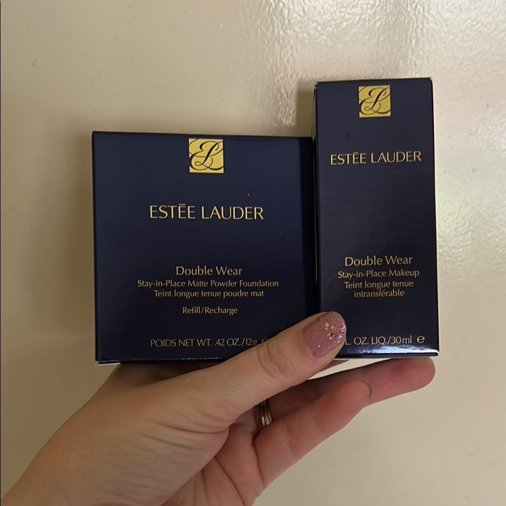 Estee Lauder Double Wear Foundation Set 1N2 Ecru